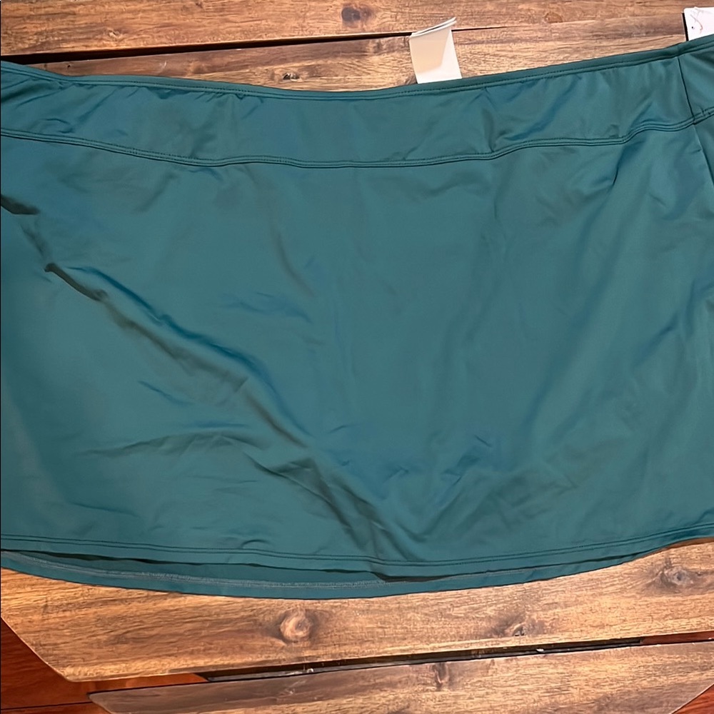 Teal Skirted Swim Bottom NWT size 28W